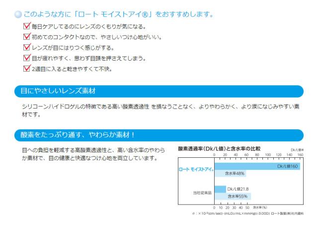 【6箱】【送料無料】 ロート モイストアイ × 6箱 コンタクト 2ウィーク コンタクトレンズ［国内正規品 2週間 定期交換 ロート］_2