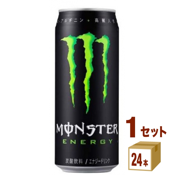 モンスターエナジー 缶 500ml×24本×1ケース (24本) 飲料の通販は 6,480円