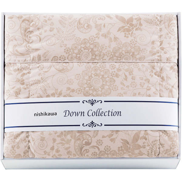 西川 洗えるダウンケット ベージュ YE02026200300 送料無料(北海道・沖縄を除く) 【_の通販は