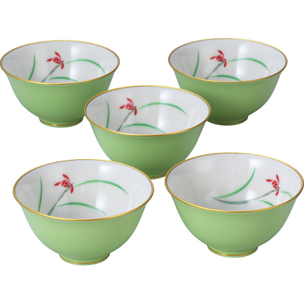 香蘭社 らん 湯呑揃 F40583-CQQL 【_