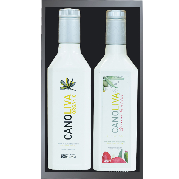 CANOLIVA 500ml オリーブオイル 2本セット ORGANIC・FAMILIAR EVOO-10001 【_