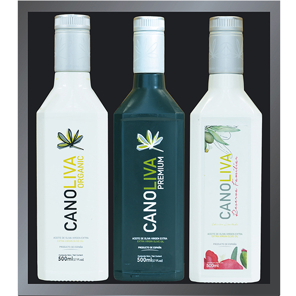 CANOLIVA 500ml オリーブオイル 3本セット ORGANIC・PREMIUM・FAMILIAR EVOO-15000 送料無料【_