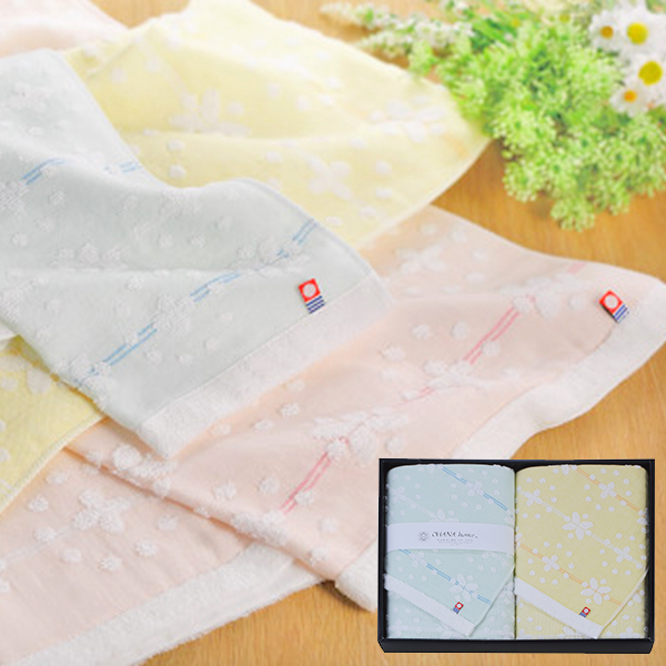 今治タオル オハナ・ホーム バスタオル 2枚セット ブルー OH-25600 【_の通販は 5,676円