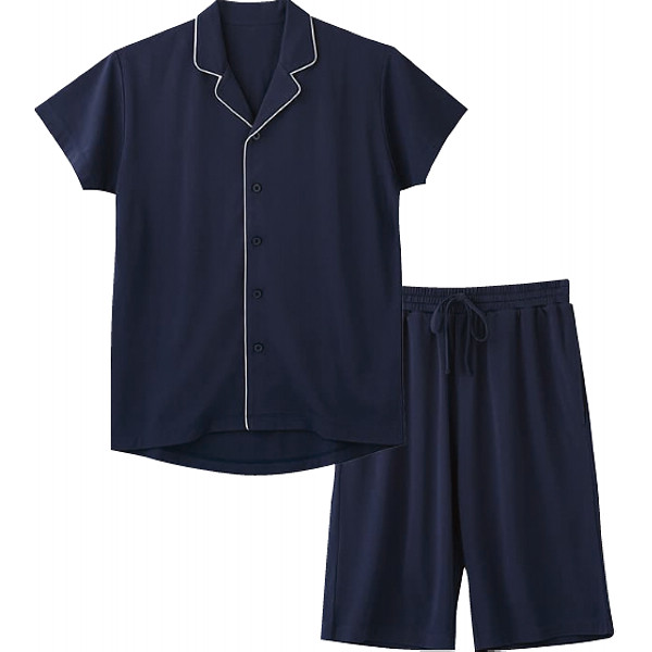 ニューピース リカバリーパジャマセット ロング ネイビーL WS-AI-20C-L