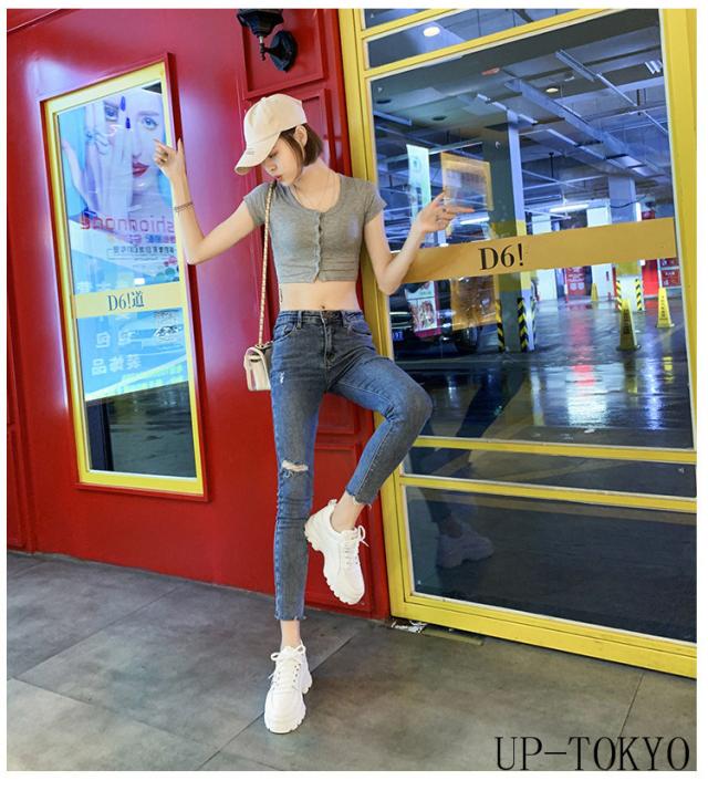 秋新作 厚底スニーカー レディース シューズ スニーカー ヒール5CM 靴