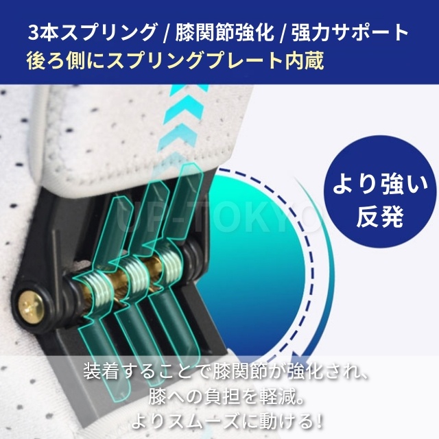 膝サポーター ひざ 保護 スポーツ 登山 疲労軽減 2枚セット バスケ バレー 固定 保温 関節 怪我 保護 洗える 軽量 通気 マジックテープ 男女兼用 高齢者 運動 膝用 補助 フリーサイズ アウトドア 左右兼用_3