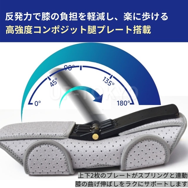 膝サポーター ひざ 保護 スポーツ 登山 疲労軽減 2枚セット バスケ バレー 固定 保温 関節 怪我 保護 洗える 軽量 通気 マジックテープ 男女兼用 高齢者 運動 膝用 補助 フリーサイズ アウトドア 左右兼用_4