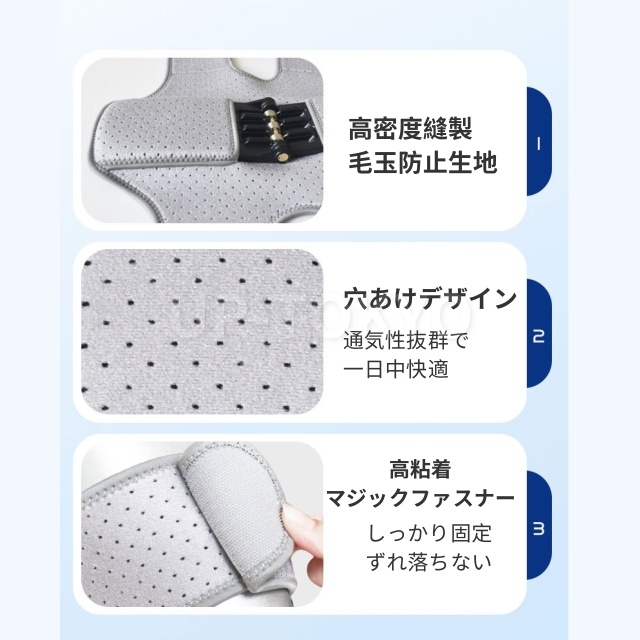 膝サポーター ひざ 保護 スポーツ 登山 疲労軽減 2枚セット バスケ バレー 固定 保温 関節 怪我 保護 洗える 軽量 通気 マジックテープ 男女兼用 高齢者 運動 膝用 補助 フリーサイズ アウトドア 左右兼用_8