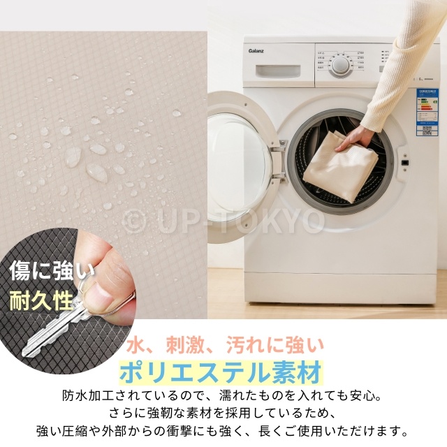 トラベルポーチ 圧縮 おしゃれ 圧縮袋 衣類 旅行 ベージュS~XLサイズ 収納ポーチ バッグインバッグ 圧縮トラベルポーチ コンパクト 収納 撥水 仕切り ファスナー 国内旅行 海外旅行_5