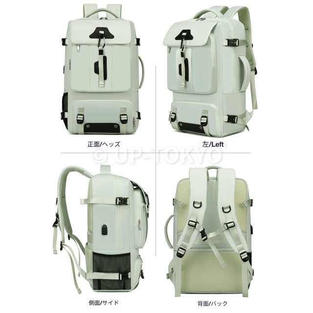 リュックサック 大容量 登山 リュック 撥水 USBポート付き 防水 PC収納  シューズ収納 パソコンバッグ ビジネスリュック 16インチ 約55L 出張 防災リュック 軽量 旅行 通学 通勤アウトドア用品 キャンプ用品 登山 新生活_14