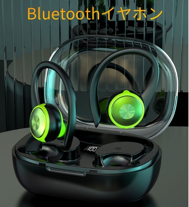 ワイヤレスイヤホン Bluetooth 耳かけ式 ブルートゥースイヤホン 片耳 