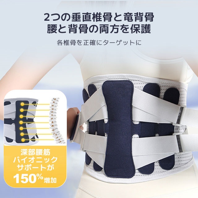 腰サポーター 姿勢サポート 姿勢 猫背 補正ベルト 安定 装着簡単