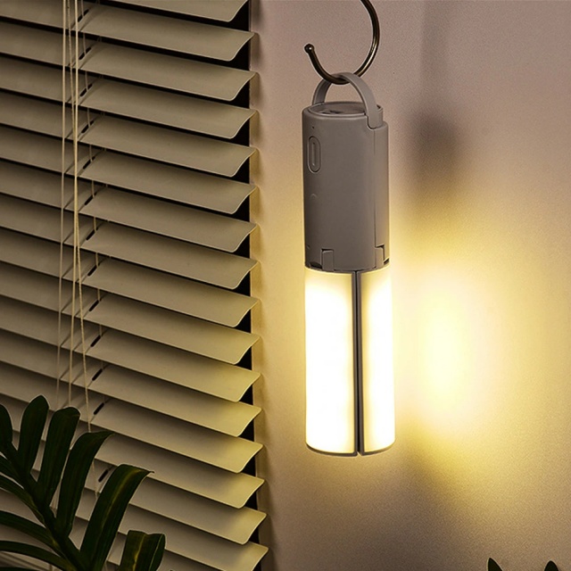 ランタン LED 充電式 キャンプ ライト 吊り下げ 卓上 小型 軽量 電球色