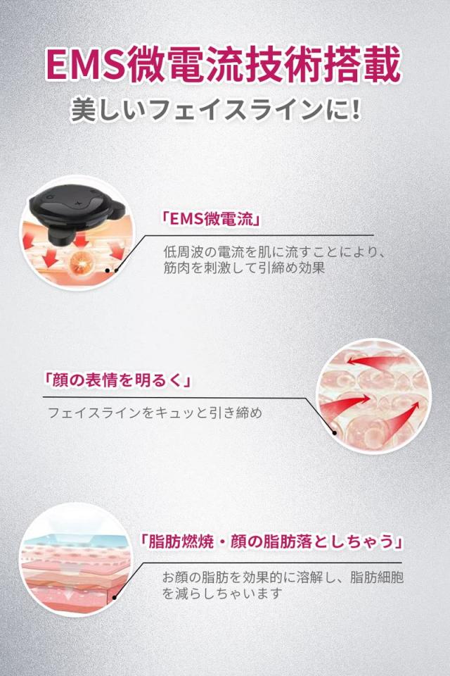 美顔器 EMS 美顔ベルト フェイスベルト サウナマスク　自宅エステ　充電式 美顔器 EMS フェイスベルト サウナマスク V顔 自宅エステ USB充電式