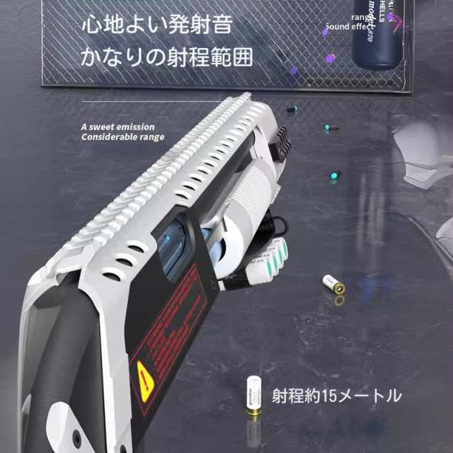 おもちゃ銃 M870P ショットガン 排莢を再現 連続 半自動 シェル用