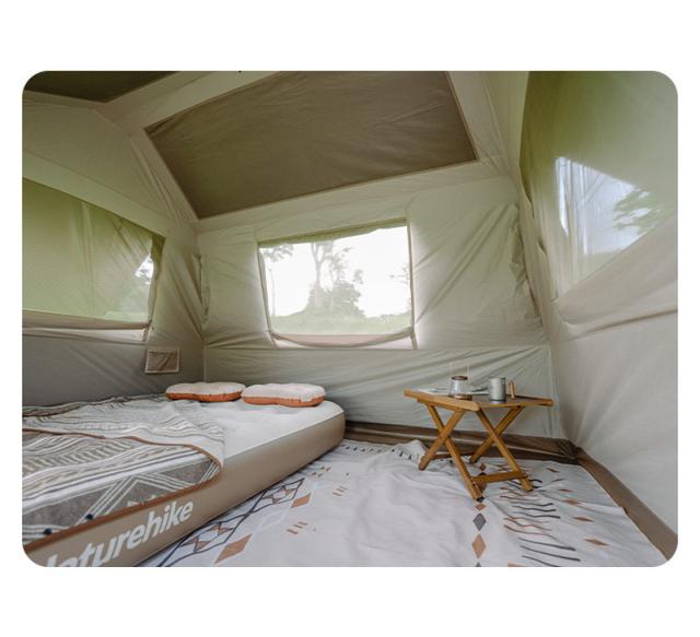 Naturehike ワンタッチテント ロッジ型 テント 前室 小屋 2-6人用