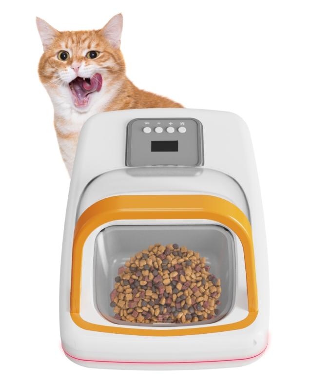 自動フィーダー Microchip マイクロチップ 盗難防止 猫 小型 犬 ペット用品 自動給餌器 赤外線センサー 給餌器 赤外線ボウル 自動開閉_16