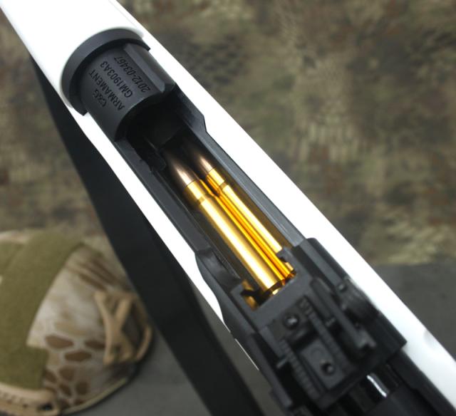 銃 おもちゃ銃 Toy ショットガン M1903モデル 排莢式 発射 ライフル ライブカート式 トイガン 樹脂ストック 排莢再現 安全 スポンジ弾_4