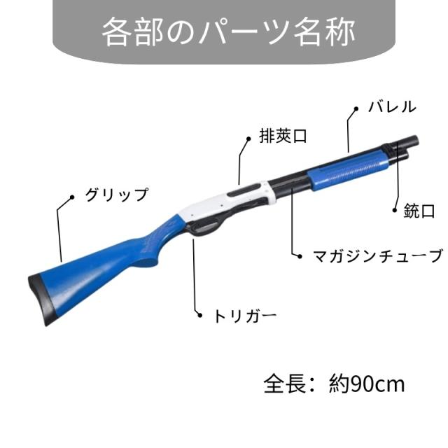 銃 おもちゃ銃 ショットガン M870 モデル 散弾銃 排莢式 発射 ライフル