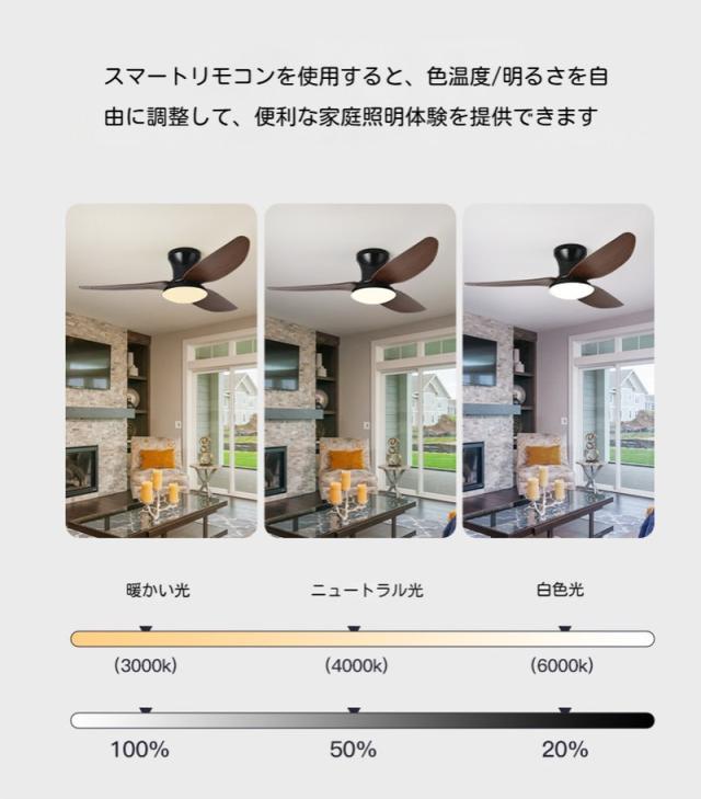 シーリングファン DCモーター ファン付き照明 シーリングファンライト led 調光調色 逆回転機能 シーリングライト おしゃれ 8畳 12畳 天井照明 リビング 寝室 和室 軽量 子供部屋 空気循環