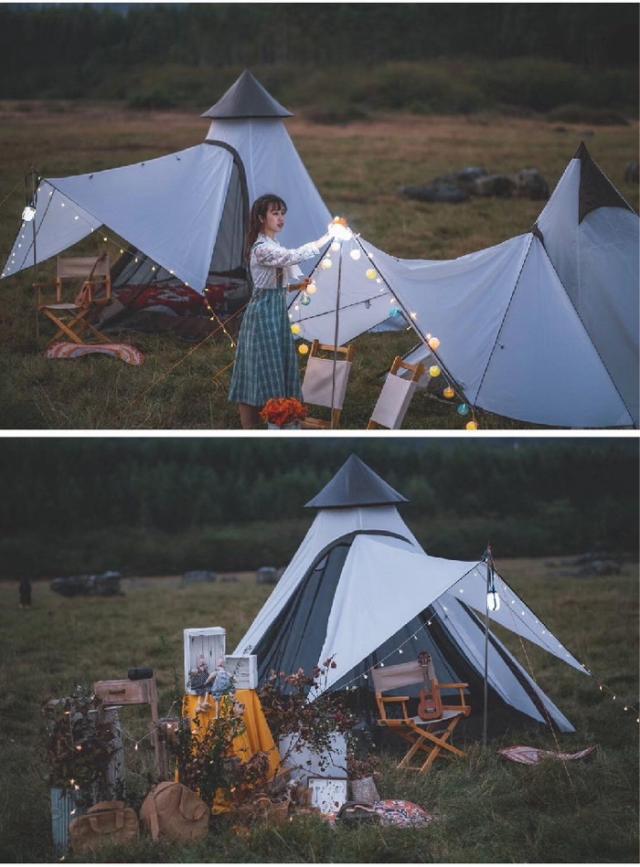 Vidalido テント キャンプテント アウトドア キャンプ 防水防風 家族