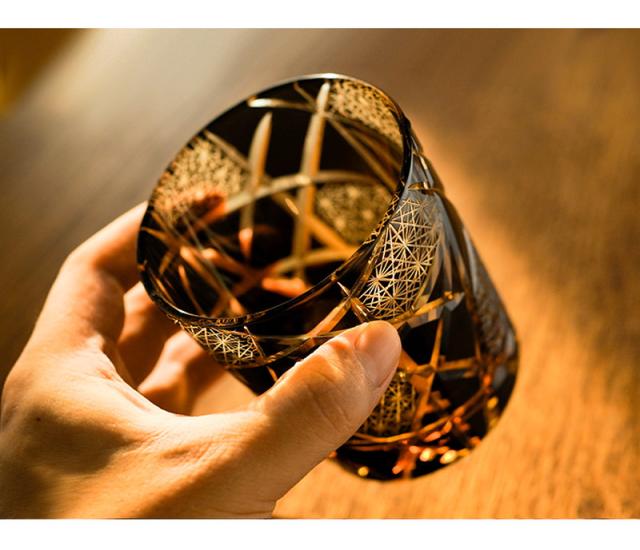 ハイエンド ウイスキーグラス ワイングラス 手彫りカップ 鉛フリー