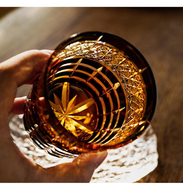 ハイエンド ウイスキーグラス ワイングラス 手彫りカップ 鉛フリー