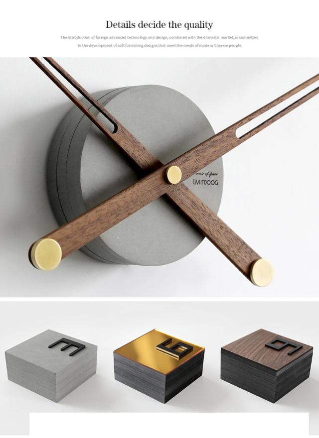 壁時計 壁掛け時計 ウォールクロック DIY ウォールクロック 壁に貼る 時計 ウォールステッカー ウォール クロック インテリア 時計_5