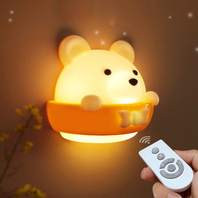 ナイトライト デスクライト LED ランプ クマ型 くま型 USB充電式