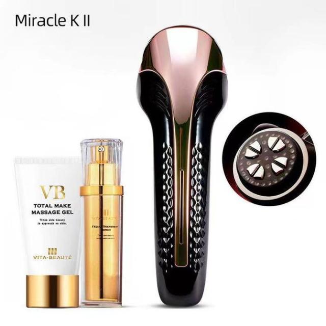 美顔器 高陽社 Miracle K2 K II ミラクル【リフトアップ EMS イオン導入 EP VR 温感RF エイジングケア お宅エステ 美容液セット プレゼント 誕生日 彼女 母 女性】_1