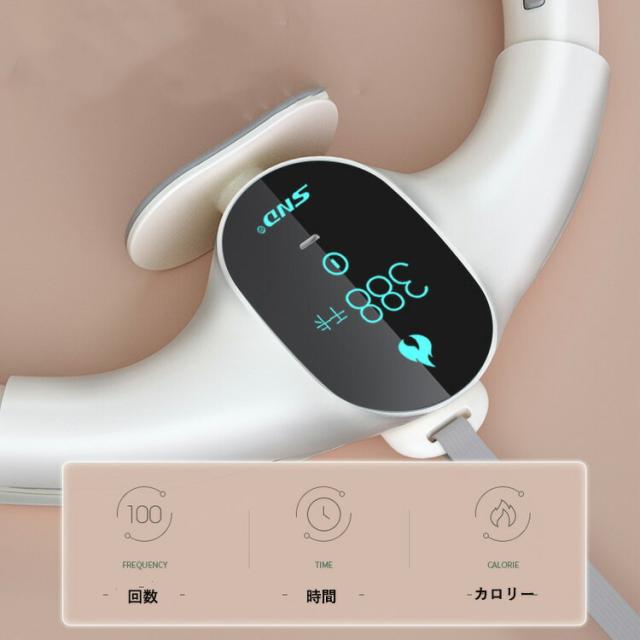 【Lサイズ】ダイエット用フラフープ 組み立て カロリー燃え　フラフープ スマートカウントフラフープ 自動回転フラフープ 調整可能 取り外し可能 ダイエットウエスト 脂肪燃焼 腰部を鍛える 周囲重量損失運動 細いウエストフィットネス運動 有酸素運動 大人子供用_2