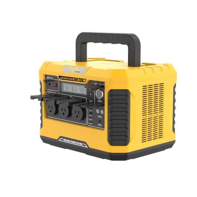 TogoPower ADVANCE1550 ポータブル電源 1500W 1512Wh PSE認証済 USB-A QC3.0 USB-C PD ワイヤレス充電 LEDライト BBQ 車中泊 イベント 防災 災害 非常 緊急 停電 懐中電灯 大容量 高出力 安_9