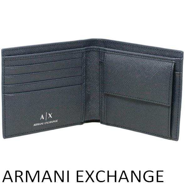 ARMANI EXCHANGE アルマーニエクスチェンジ 二つ折り財布 AX 財布