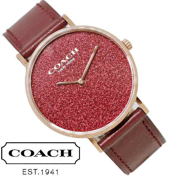 コーチ 腕時計 ペリー COACH ワイン ラメ 14504079 レディース 時計 ...