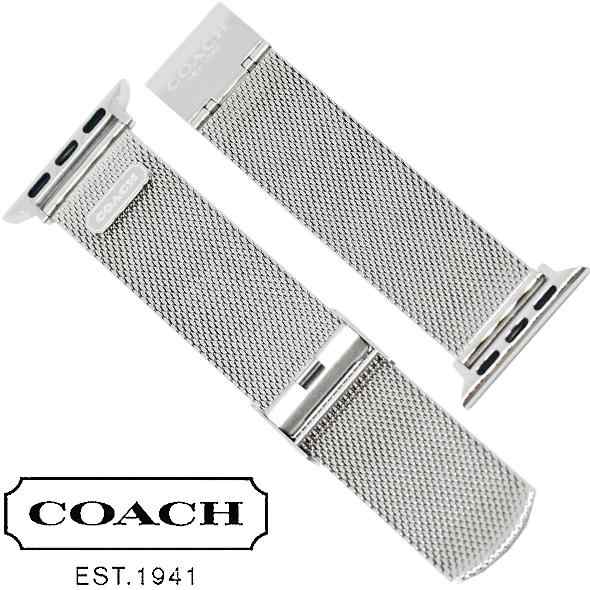 コーチ アップルウォッチ ストラップ 付け替え ベルト COACH Apple watch strap 14700071 38mm／40mm ケース  対応 ユニセックス メッシ