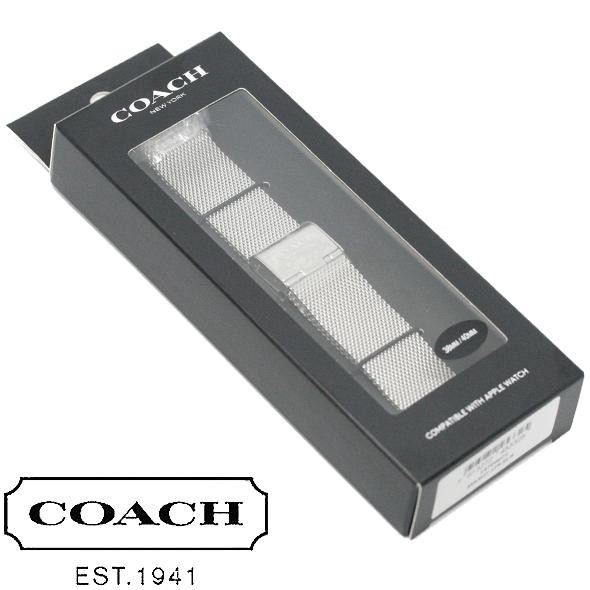 コーチ アップルウォッチ ストラップ 付け替え ベルト COACH Apple watch strap 14700071 38mm／40mm ケース  対応 ユニセックス メッシ