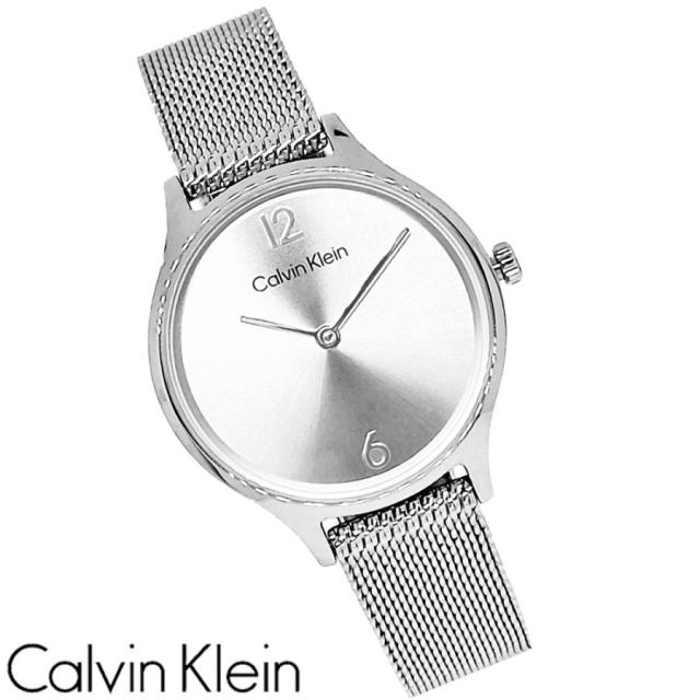 カルバンクライン 腕時計 レディース ck Calvin Klein インパルシブ IMPULSIVE ステンレス メッシュベルト K3T23128 Calvin Klein》 カルバンクライン CK アイコニック ローズゴールド