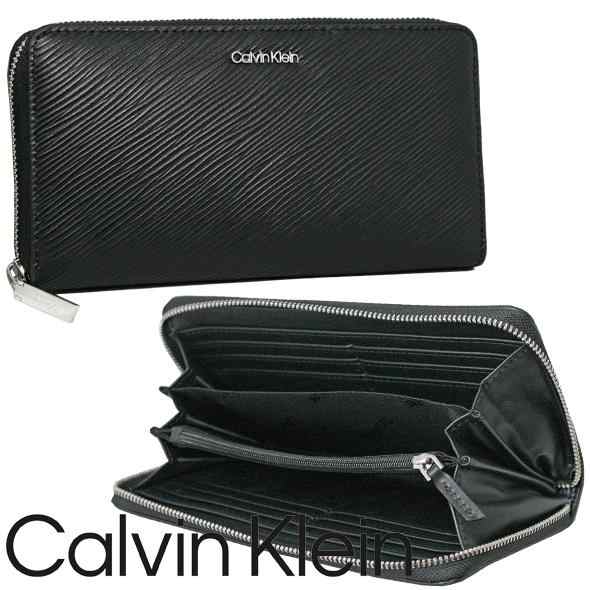 CK カルバンクライン 長財布 ラウンドファスナー Calvin Klein ユニ