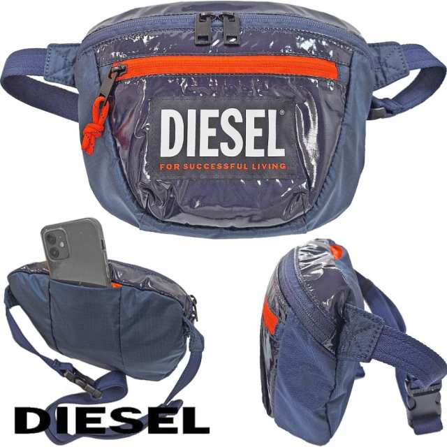 ディーゼル ボディーバッグ 斜め掛け バッグ ウエストポーチ メンズ ユニセックス DIESEL X08149-P4212-T6062 新品 無料ラッピング可