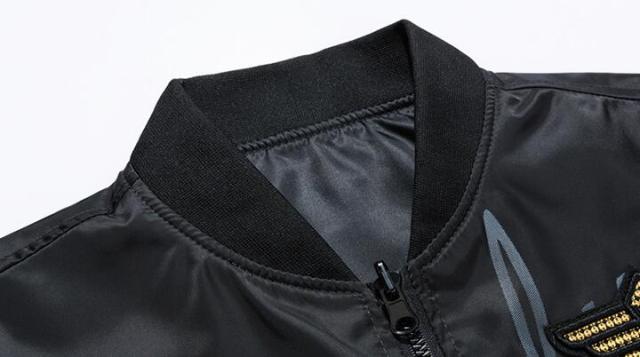 メンズ スカジャン ジャケット野球服両面着リバーシブルジャンパー 刺繍ブルゾン