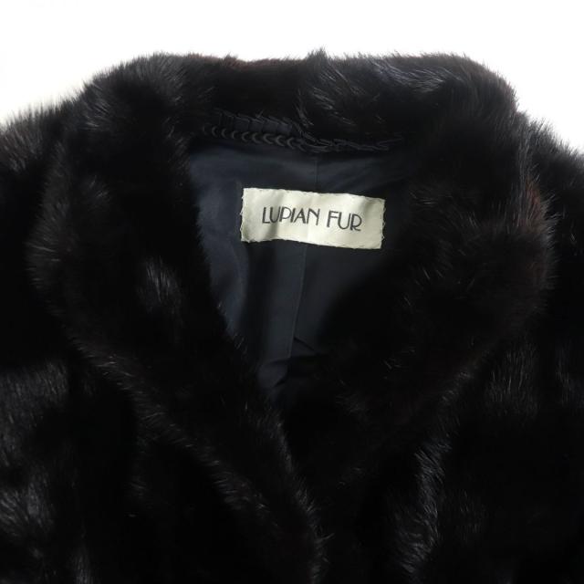 良品▼MINK　ミンク　本毛皮コート　ダークブラウン　毛質艶やか・柔らか◎ 未使用品▽MINK ミンク 本毛皮コート ダークブラウン 毛質艶やか・