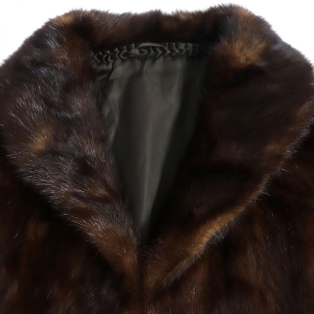 SAGAMINK　リアルファー　毛皮　ショート丈　ミドルコート　コート 極美品○SAGA MINK サガミンク 本毛皮ショートコート ジャケット