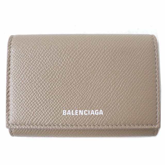 極美品△BALENCIAGA バレンシアガ 581099 ヴィル アコーディオン カードホルダー カードケース 2つ折り レザー ライトブラウン 箱・袋付