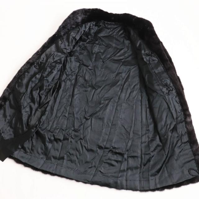 ミンク毛皮 ロングコート11号 ミンク MINK 毛皮 ロングコート リアルファー ブラウン 11号 Lサイズ