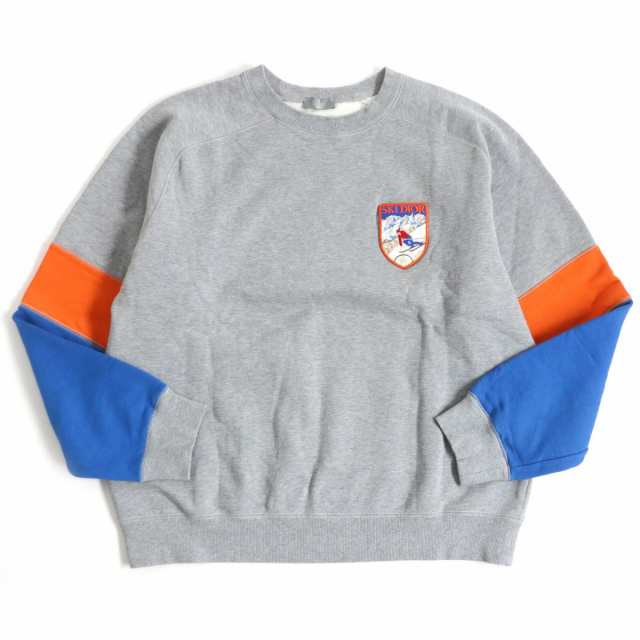 【ドンドン見直し】美品□21AW ディオール オム×ピータードイグ スキー カプセルコレクション ワッペン スウェットシャツ グレー XLの通販は