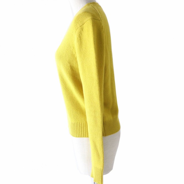 衝撃特価 美品△正規品 CELINE セリーヌ レディース カシミヤ×コットン ニット+セーター