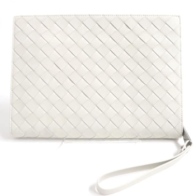 【美品】BOTTEGA VENETA クラッチバッグ&カードケース　計2点 極美品▽ボッテガヴェネタ 601056 イントレチャート ストラップ付 レザークラッチバッグ スモール ドキュメントケース ライトグレー  メンの通販はau PAY マーケット - 衣類＆ブランドリサイクルGREEN | au PAY マーケット－通販サイト