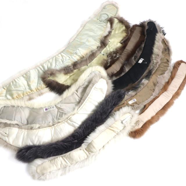 美品】SAGA FOX サガフォックス リアルファーショール 銀タグ 高級毛皮