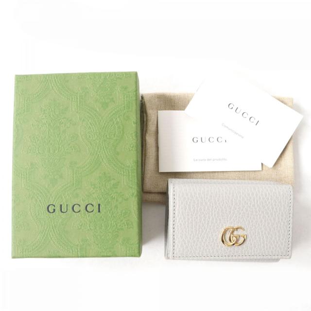 未使用品△イタリア製 GUCCI グッチ 735212 レディース ダブルG  