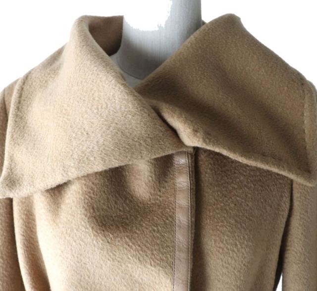 Max Mara マックスマーラ キャメル100% ベルト ジャケット 白タグ Max Mara - 美品 マックスマーラ Max Mara ジャケット 2022年